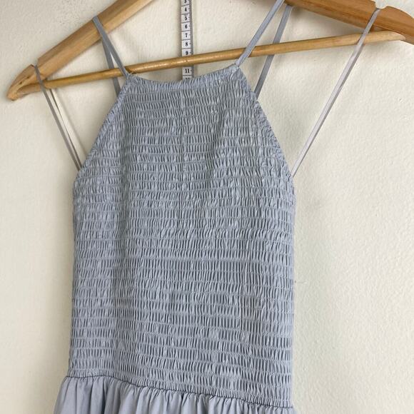 En Saison Ida Seafoam Blue Cotton Poplin Midi Dress Size S - Picture 6 of 15